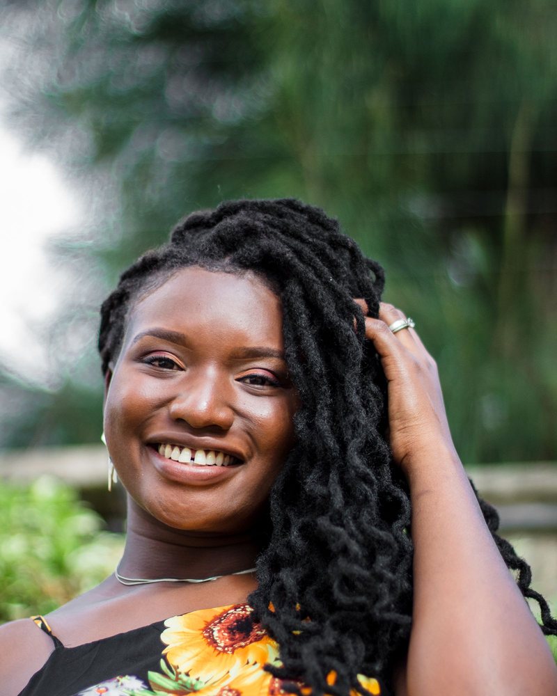 Woman smiling at the camera